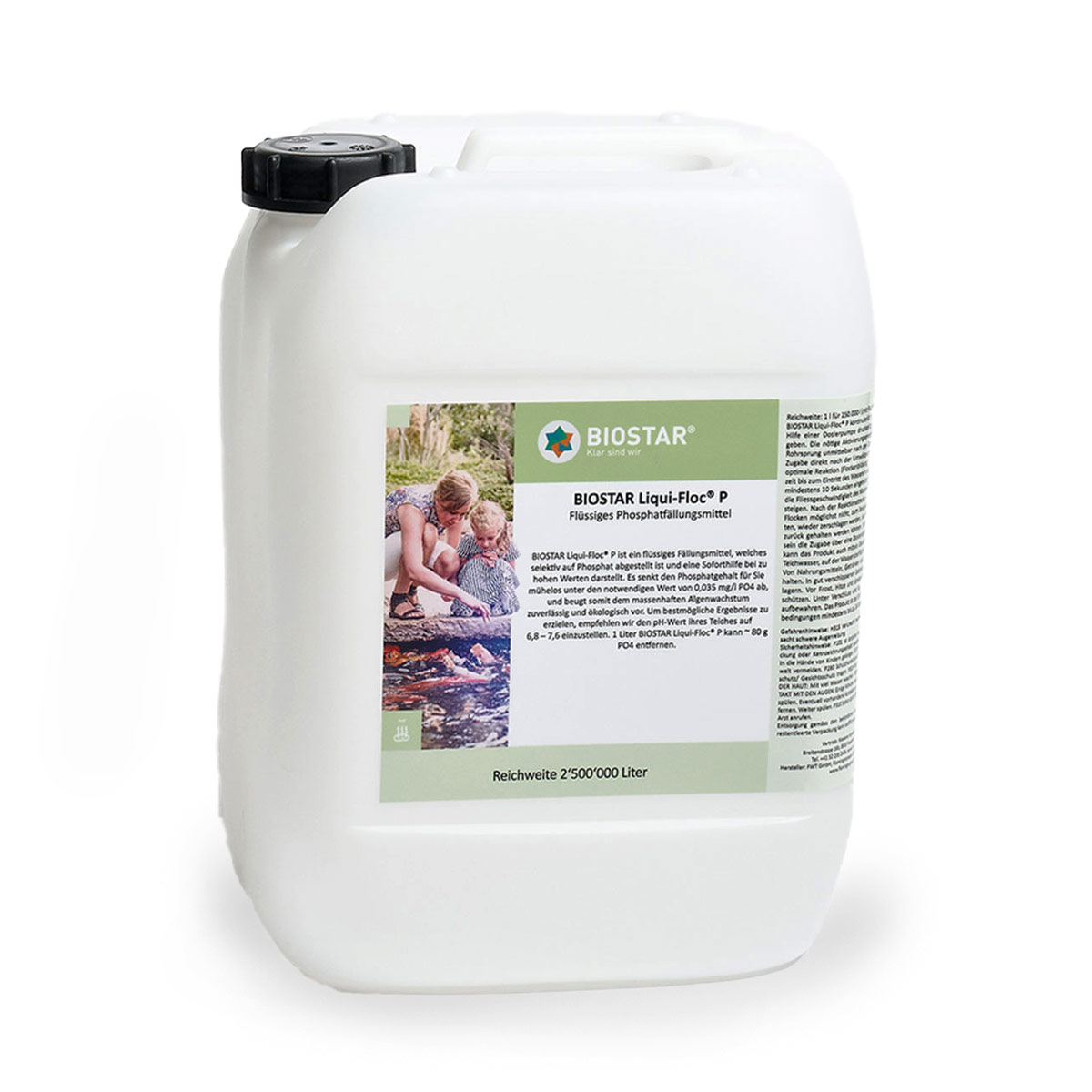 faserplast garten teichtechnik teichpflege phosphatfaellungsmittel BIOSTAR liqui floc P 10l 2500m3 410006 167 1200x1200