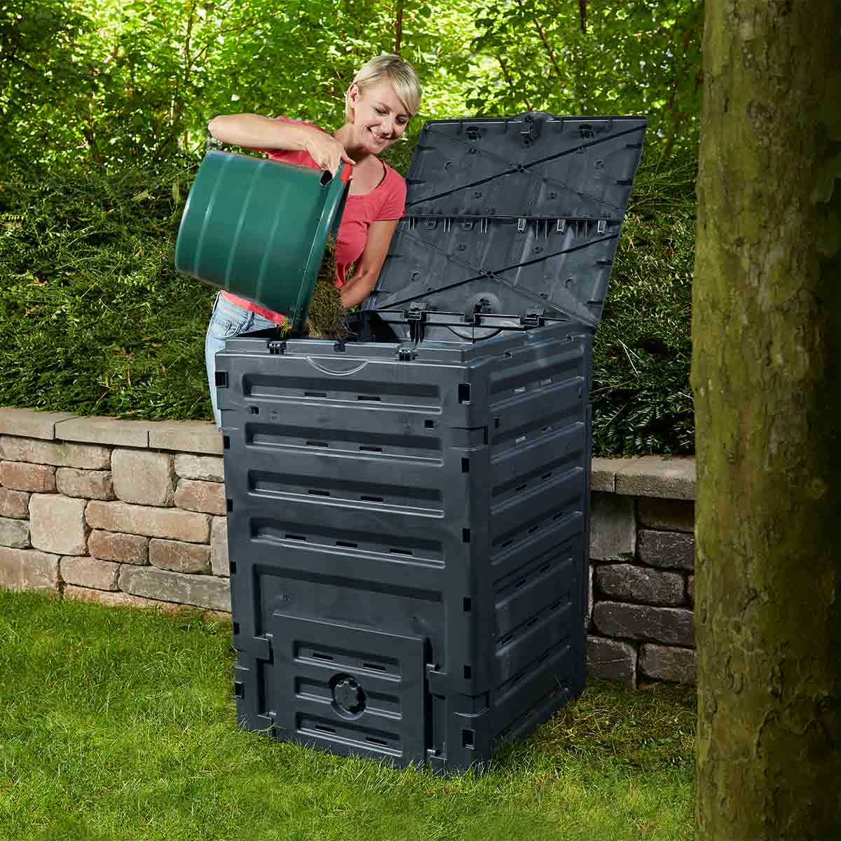 Komposter Eco Master, aus PP, schwarz