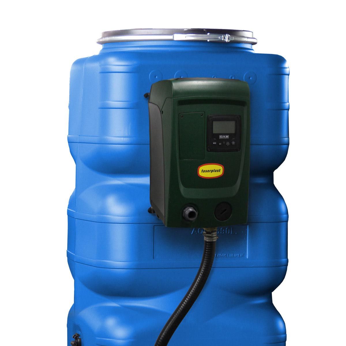 Hauswasseranlage HaWa 690, mit aufgebauter Pumpe e.sybox mini 3