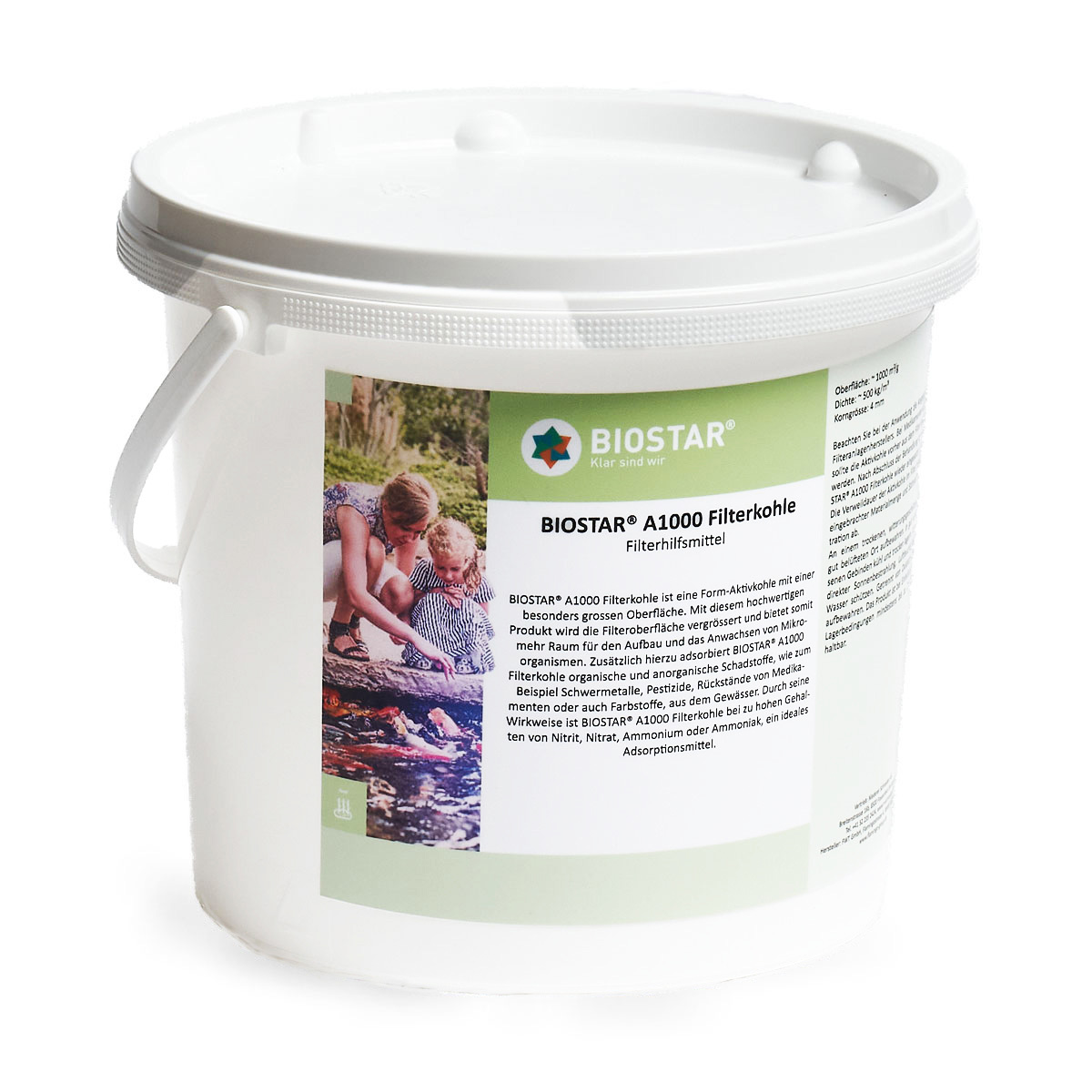 faserplast garten teichtechnik Teichpflege Teichreinigung Biostar A1000 Filterkohle 5 kg 410006.148 1200x1200