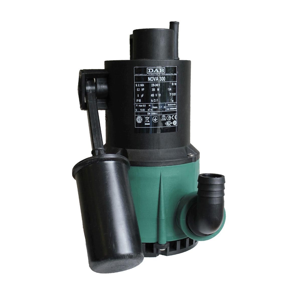 Pompe pour eaux usées Fapa 7-13, H max 7.18 m, Q max 13000 l/h, 0.35 kW