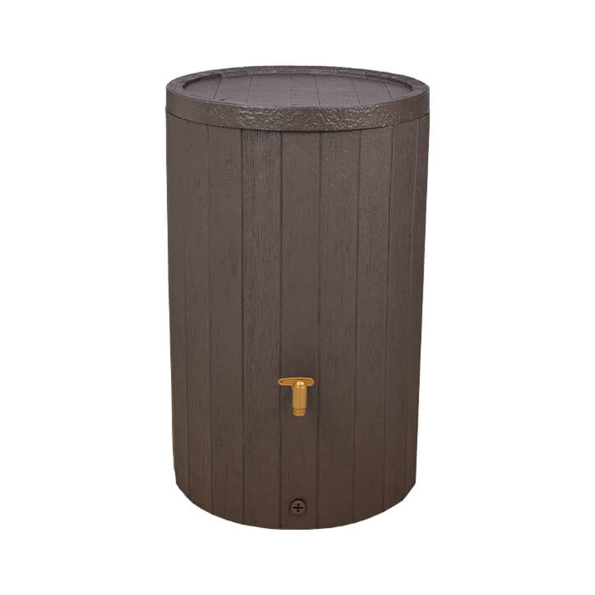 Réservoir d'eau de pluie Madera, aspect bois brun