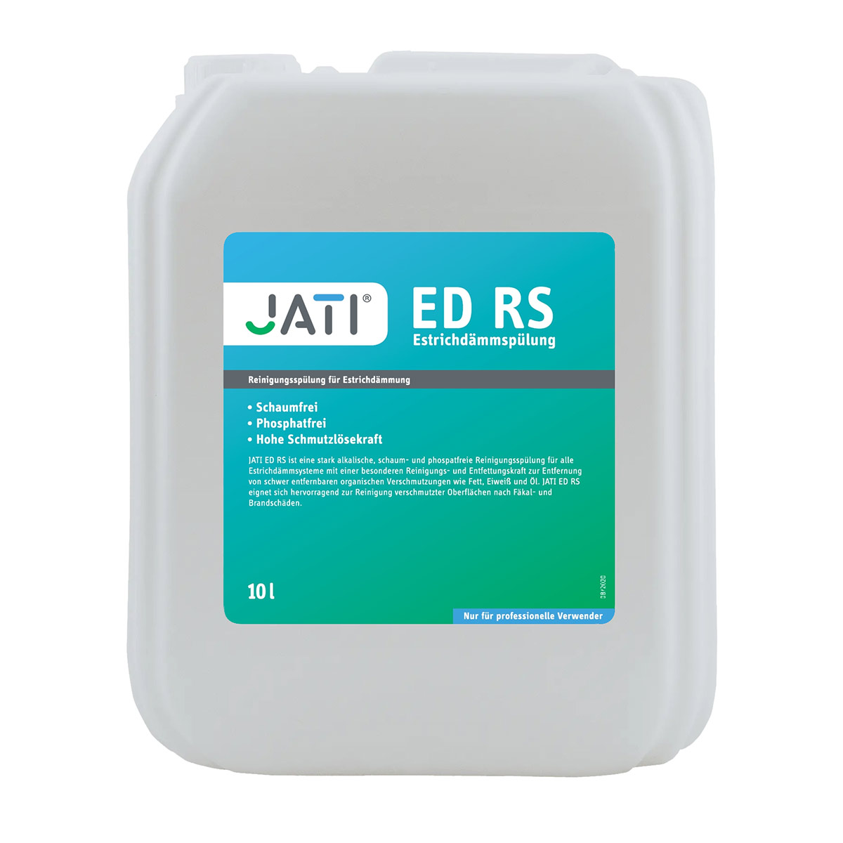 Rinçage de nettoyage pour isolation de sol, JATI ED RS