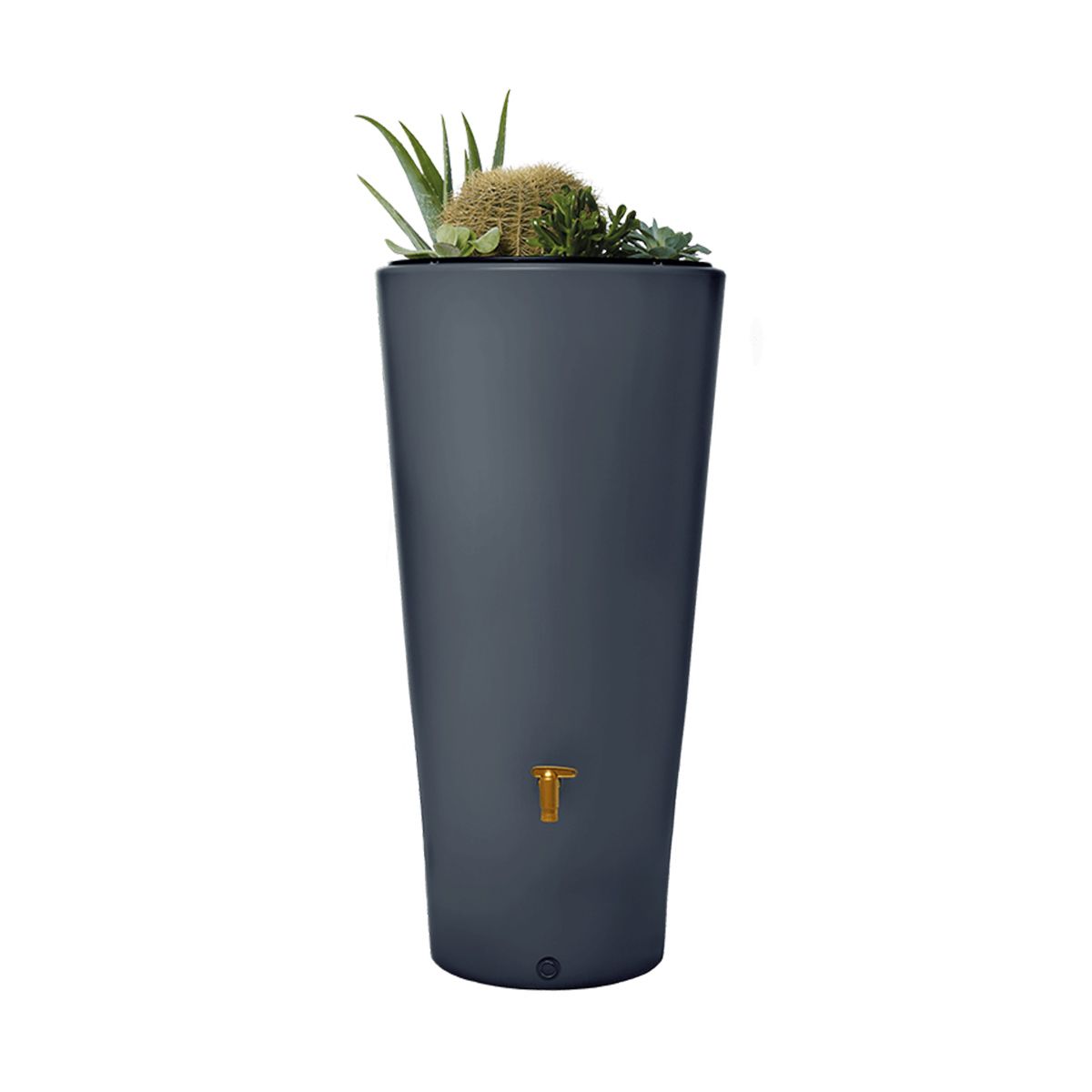Regenspeicher Vaso, aus PE-HD, graphite grey