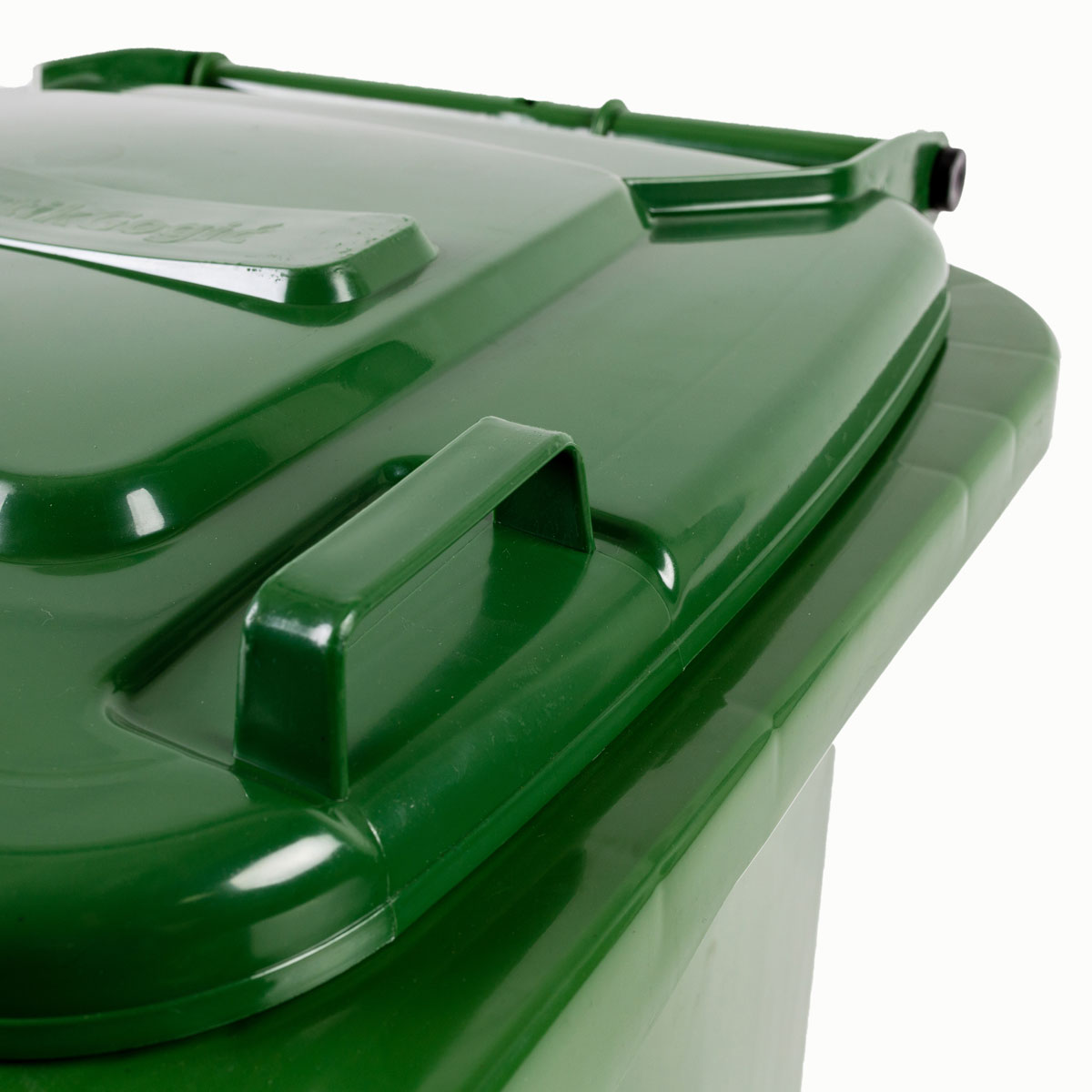 Rollabfallbehälter, aus PE-HD, grün