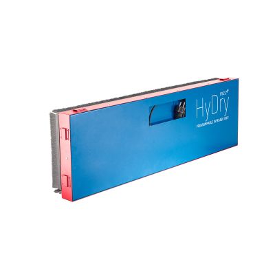 Plaque chauffante infrarouge HyDry Slim, alu et ABS, rouge-bleu, 0.41 kW