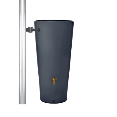 Réservoir d'eau de pluie Vaso, en PE-HD, graphite grey