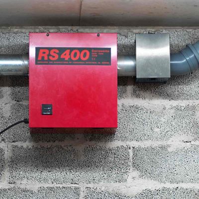 Aspirateur de radon, RS 400, rouge/noir