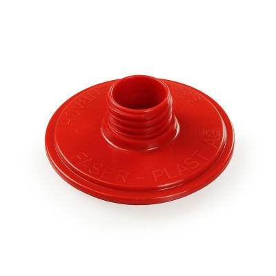 Couvercle rouge pour fût à boissons FP, 130 mm